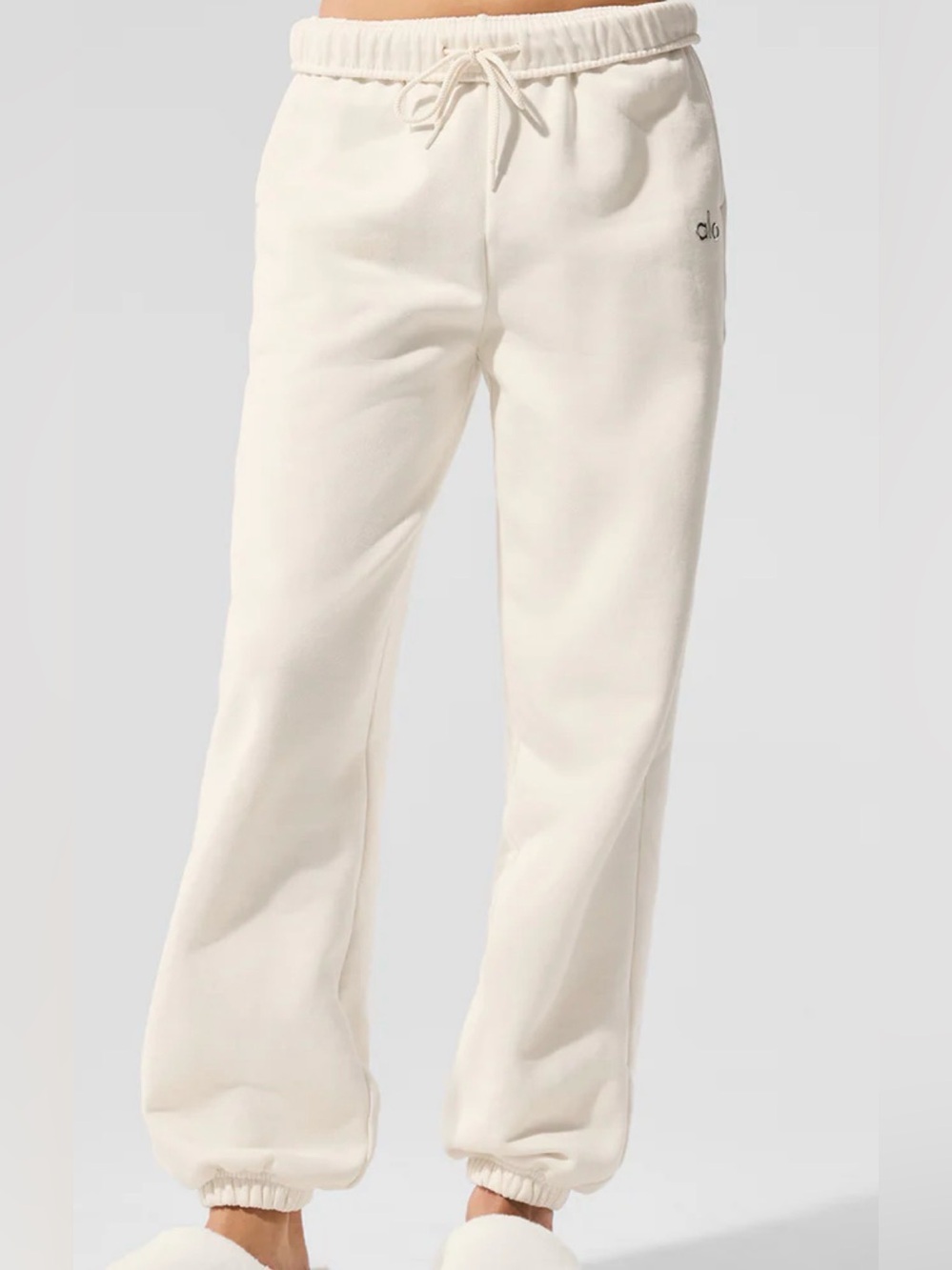 Alo accolade sweatpants - ivory, small
